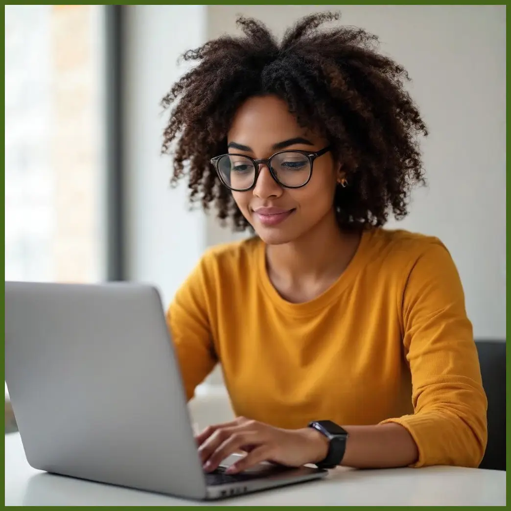 una persona viendo tutoriales de wordpress en un portatil